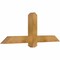 Ekena Millwork Eugene Rough Sawn Timber Gable Bracket, Western Red Cedar, 48"W x 18"H x 4"D x 4"F, 9/12 Pitch GBW048X18X0404EUG00RWR - alternate 2